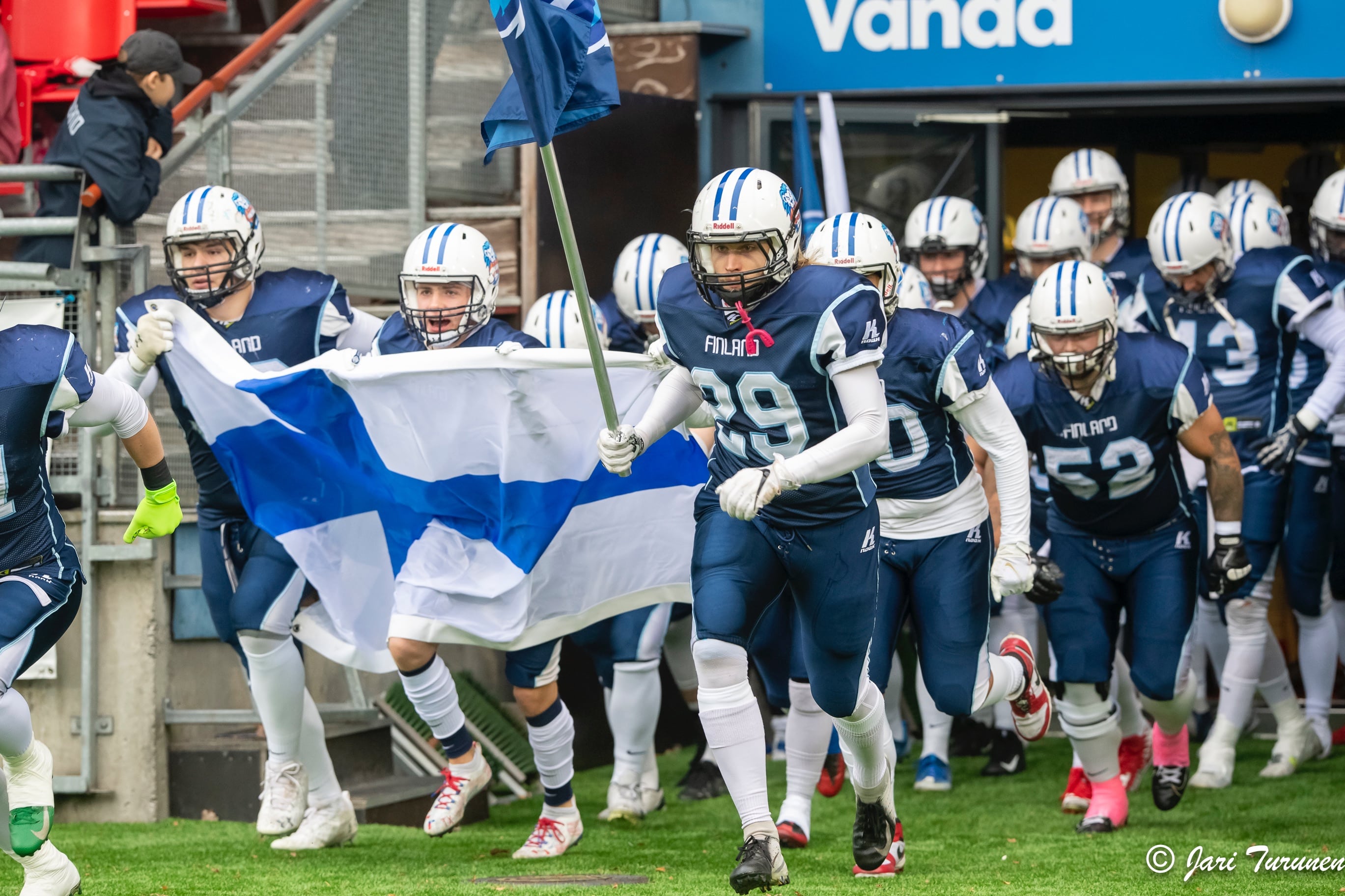 team finland during walk on